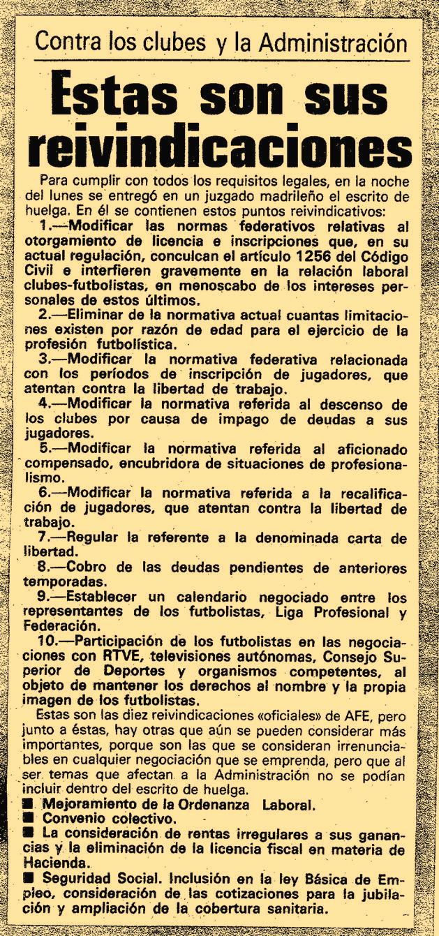 La Huelga de 1984 | Soy Madridista